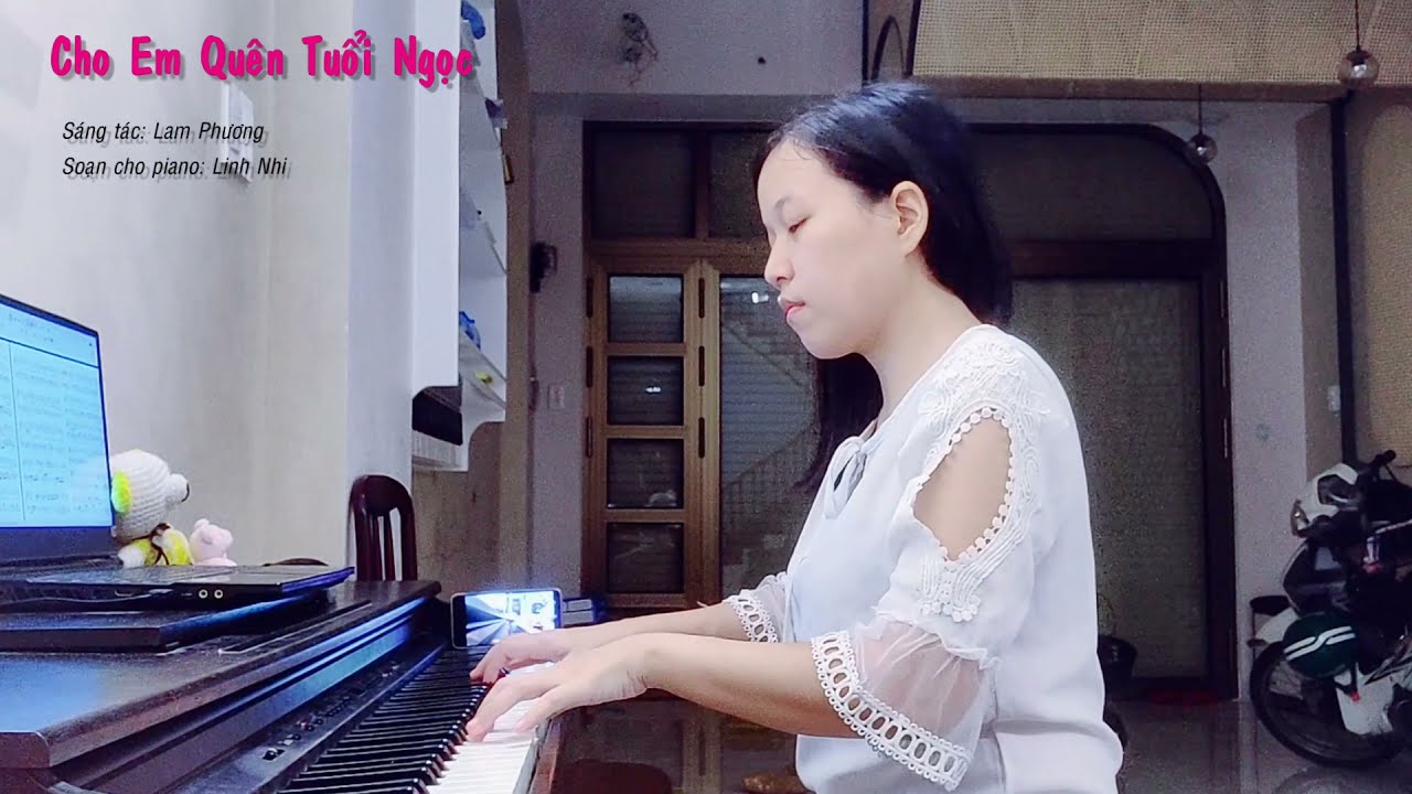 Cho Em Quên Tuổi Ngọc (Lam Phương) | Intermediate Piano | Linh Nhi