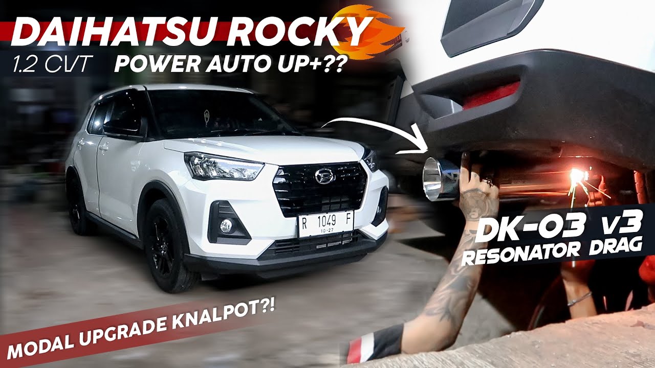 DAIHATSU ROCKY MAKIN KENCANG DAN NGEJAMBAK !! PASANG MUFFLER DK-03 v3 & RESONATOR DRAG - NDK Exhaust