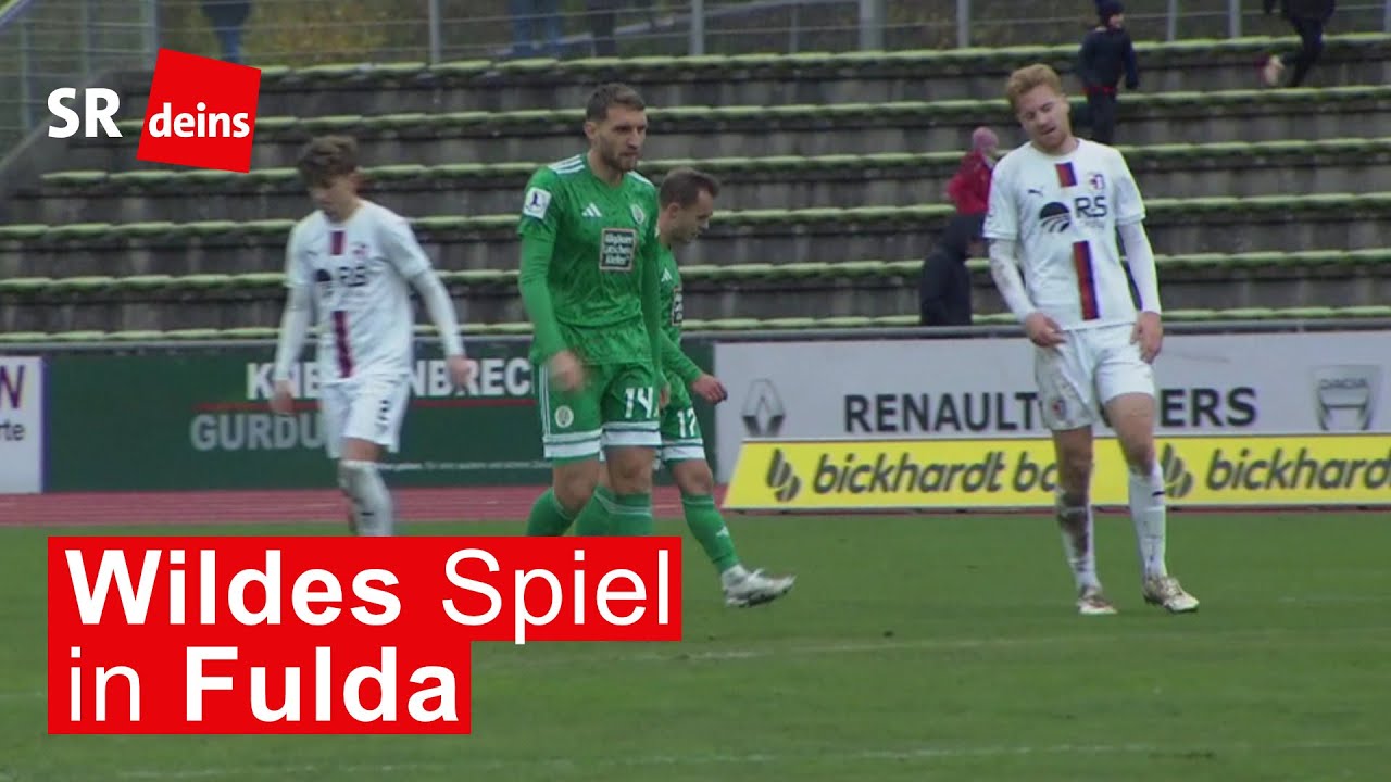 Fußball, Regionalliga Südwest: SG Barockstadt Fulda-Lehnerz – FC 08 Homburg
