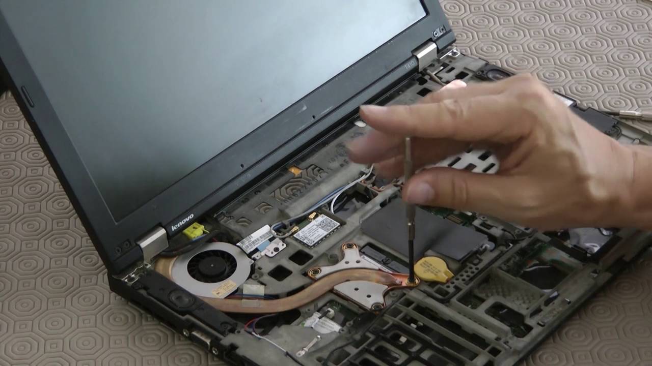 How to replace the fan in a Lenovo T410