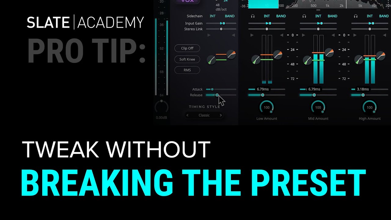 Pro Tip: Tweak Without Breaking The Preset | Slate Academy