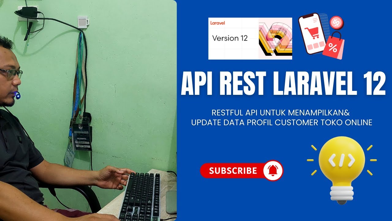 (part 11) Laravel 12: RESTful API untuk Menampilkan& Update Data Profil | Lengkap dengan Autentikasi