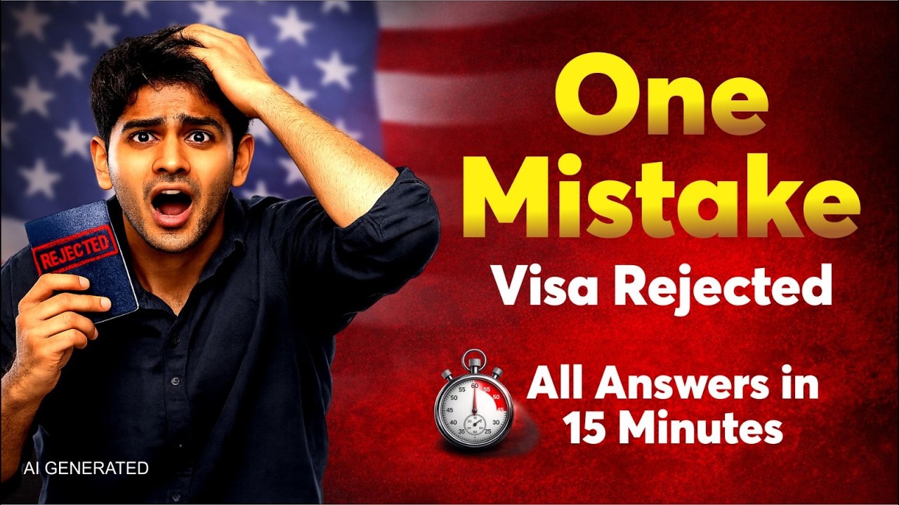 Biggest Mistakes that refused USA Study Visa in 2026 | USA Study Visa Tips & Tricks