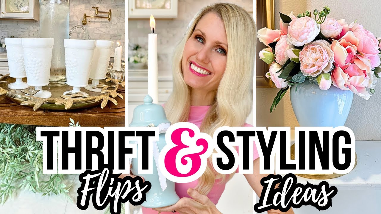 From *THRIFT STORE* To *CHIC HOME DECOR* Easy DIY FLIPS & STYLING TIPS!