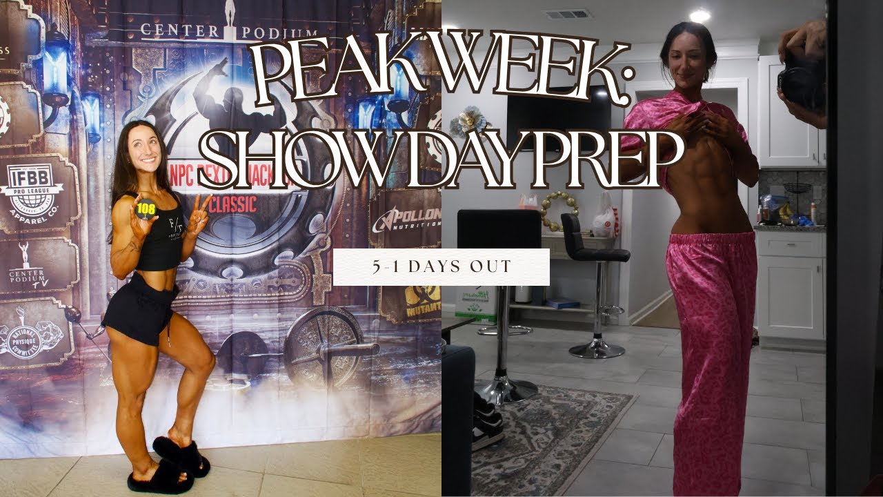 PEAK WEEK MADNESS: What REALLY Happens 5-1 Days Out From My NPC Wellness Debut ✨