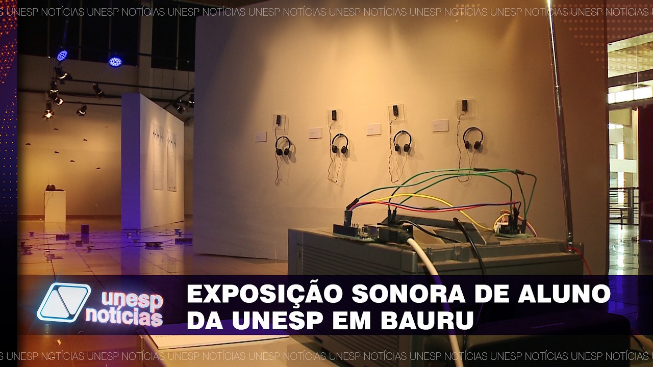 Artista sonoro, aluno de doutorado da Unesp está com exposição em cartaz no Centro Cultural de Bauru