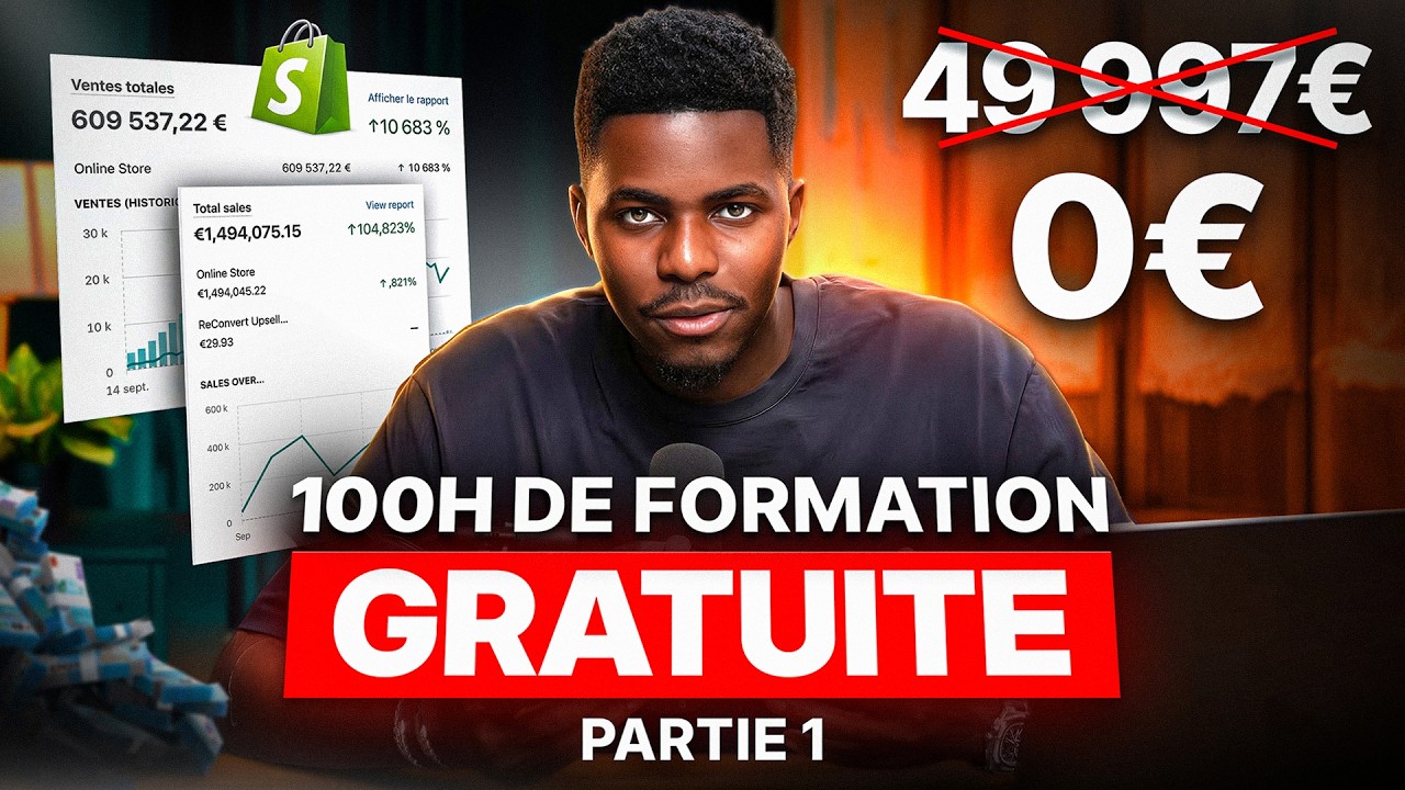 LA PLUS GROSSE FORMATION DROPSHIPPING AU MONDE (100H GRATUITES) - PARTIE 1