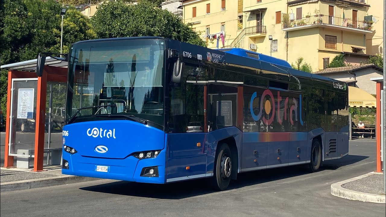 Solaris Interurbino 12 | Cotral 6698 | Eur Fermi (MB)-Lido di Ostia