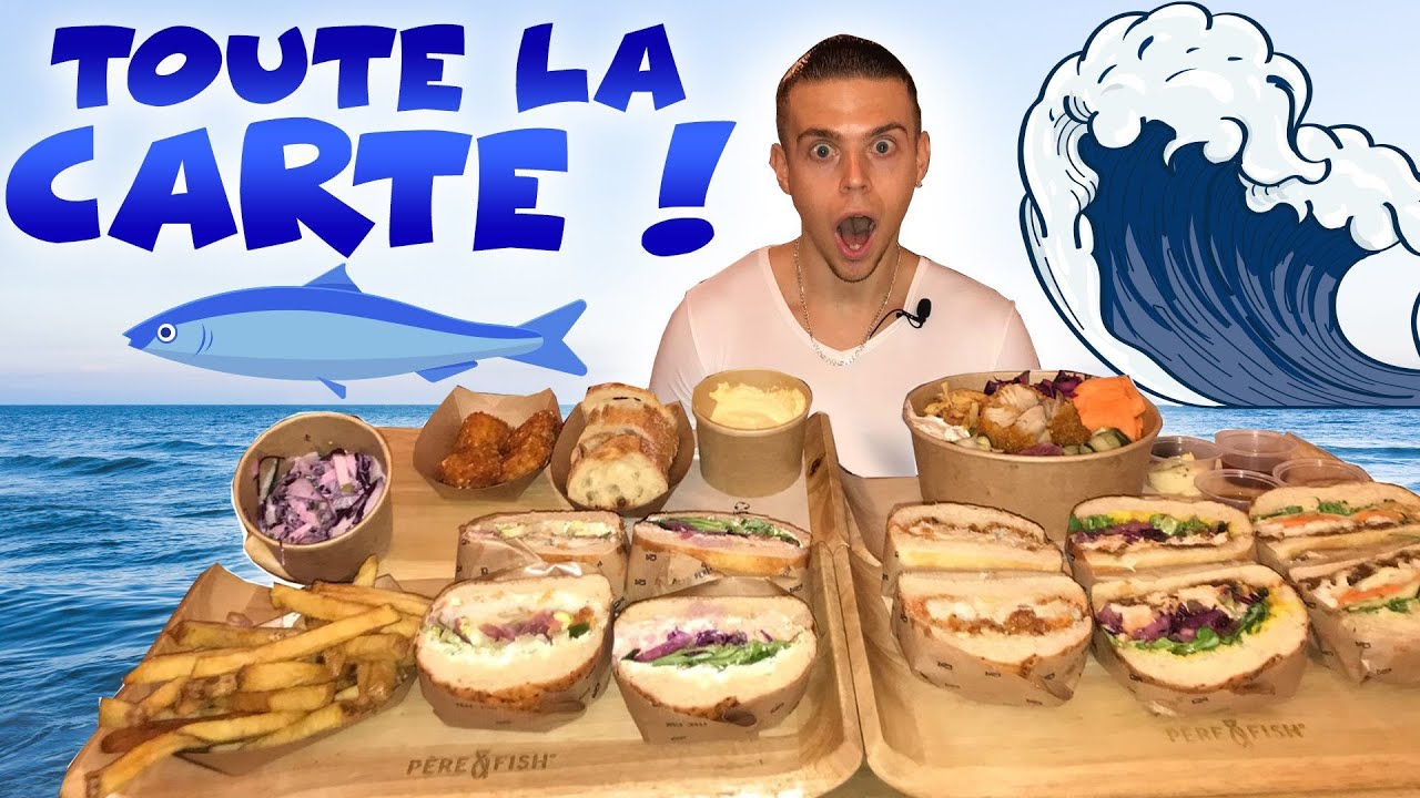 JE MANGE TOUTE LA CARTE de ce RESTO de BURGERS DE POISSONS !!
