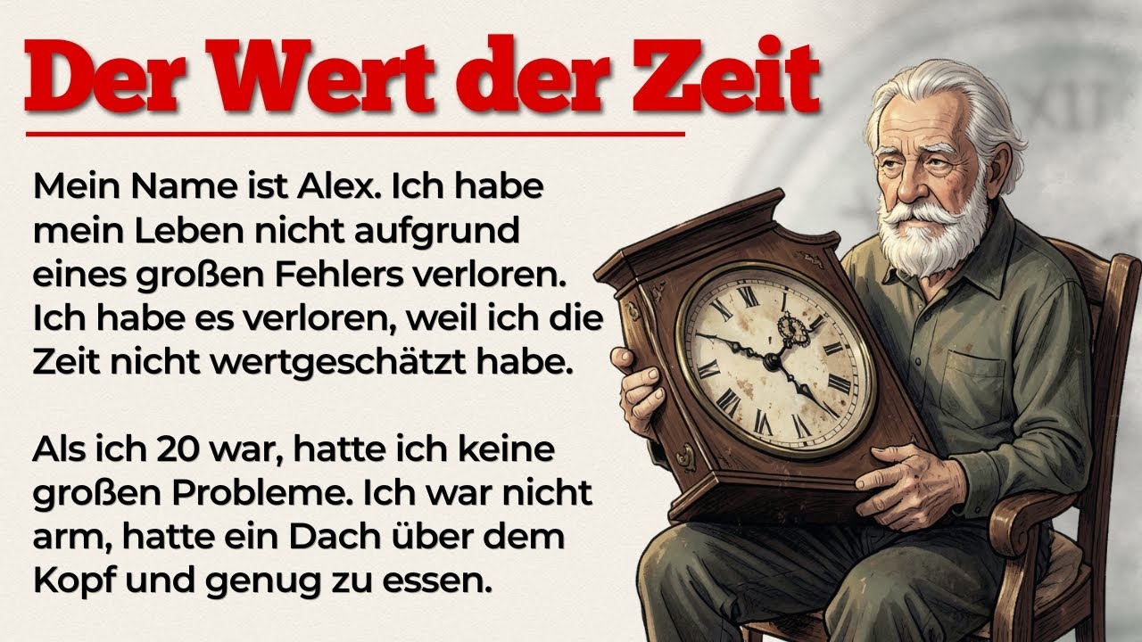 Verschwende deine Zeit nicht | Learn German with Stories | German Stories - YouTube Description