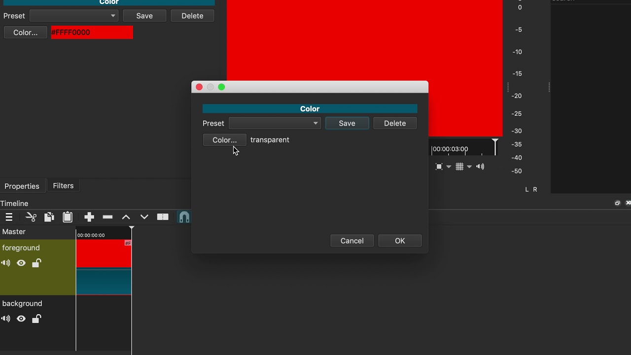 shotcut layers problem