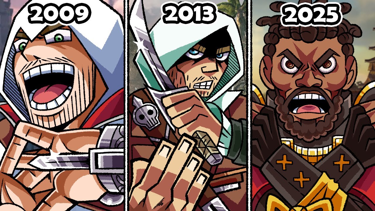 Todos os Assassin's Creed em 1 vídeo
