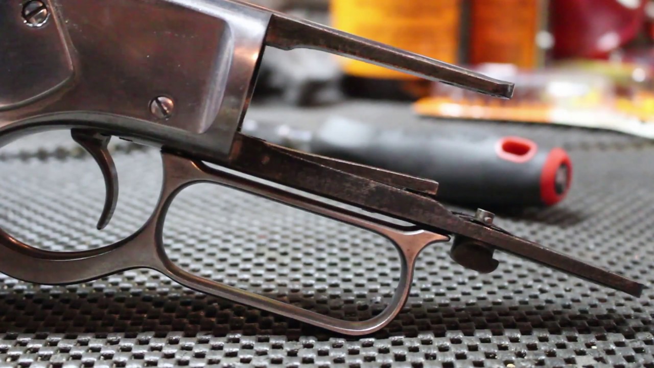 Slicking Up a Winchester 1873 With No Extra parts.