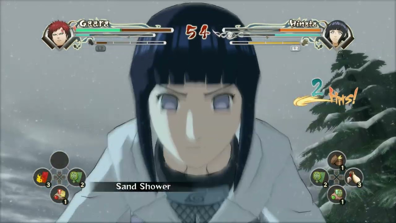 Gaara (Part 1) vs Hinata - Naruto Shippuden Ultimate Ninja Storm Generations