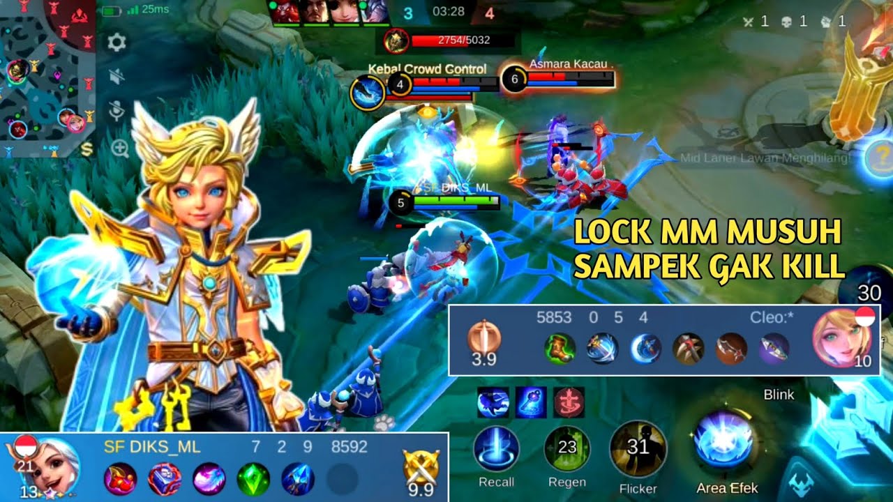 SOLO RANK!!DIKSML HARITH LOCK MM MUSUH,ENJOY IN GAME😎#diksml #gameplay #mlbb #harith #midlane #id 