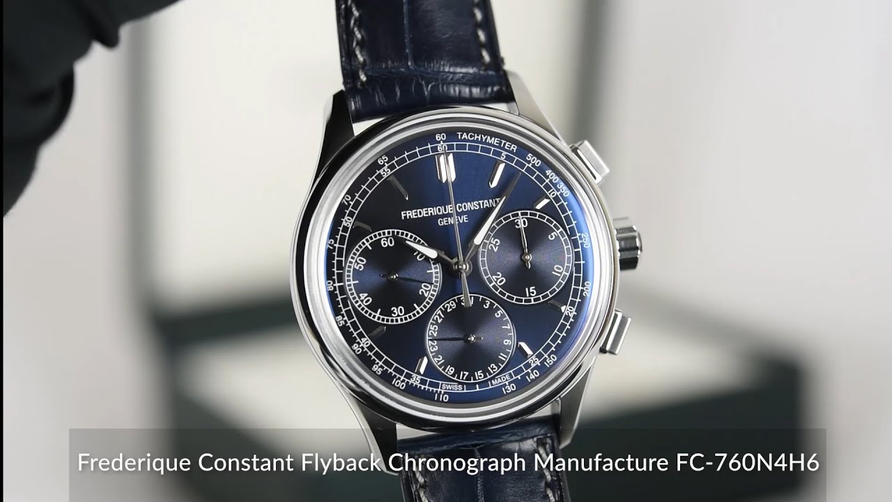 Frederique Constant Flyback Chronograph Manufacture FC-760N4H6