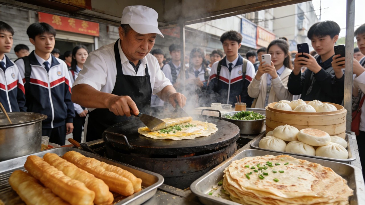Китайская уличная еда за 1 доллар