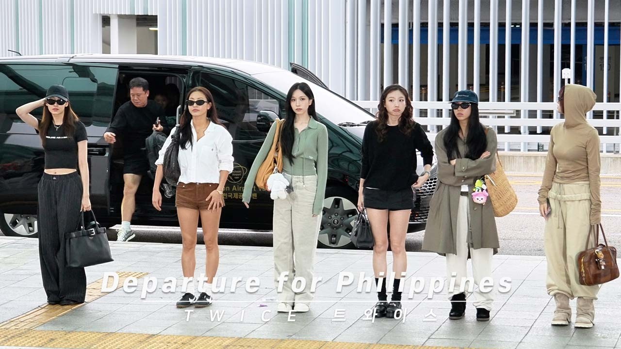 251002 TWICE(트와이스) 필리핀 공연 일정 출국 Departure for Philippines 4K