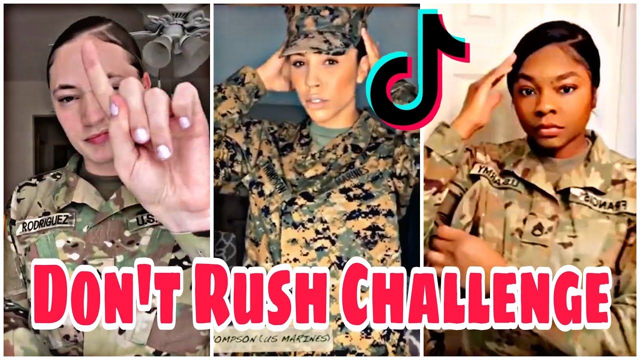 TikTok: US Army Don't Rush Challenge 😍