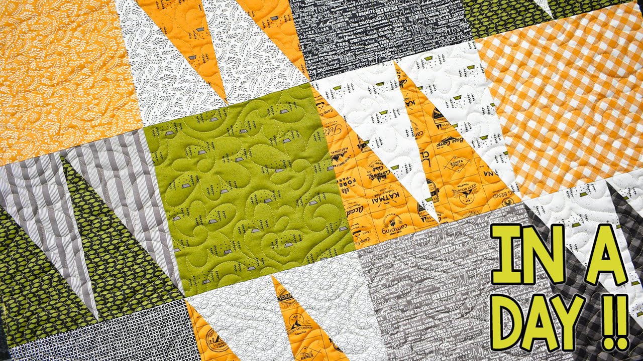 Rocky Spire | Half Rectangle Quilt Block | Beginner Friendly Quilt Pattern | Fast and Quick