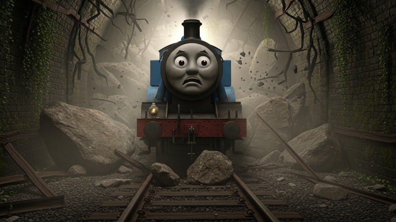 ASMR Train Restoration 🚂 – Abandoned Thomas Train Found in an Old Tunnel | Full Restoration