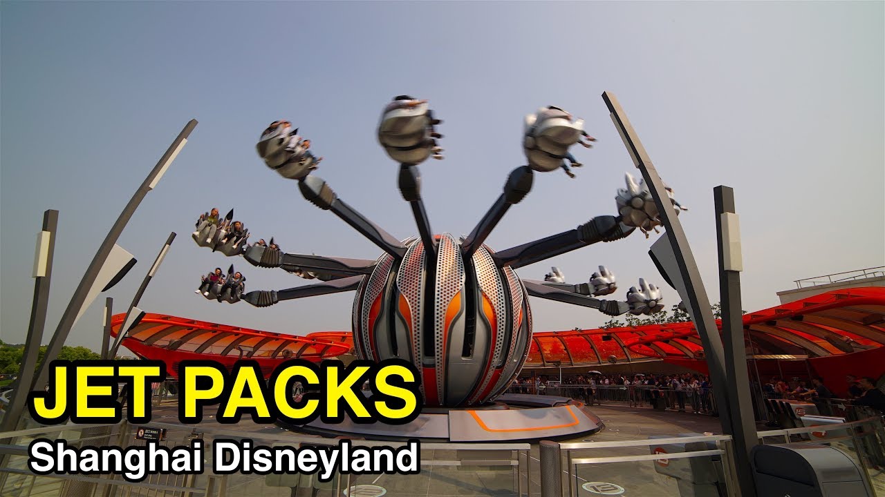 [4K] Jet Packs : Shanghai Disneyland