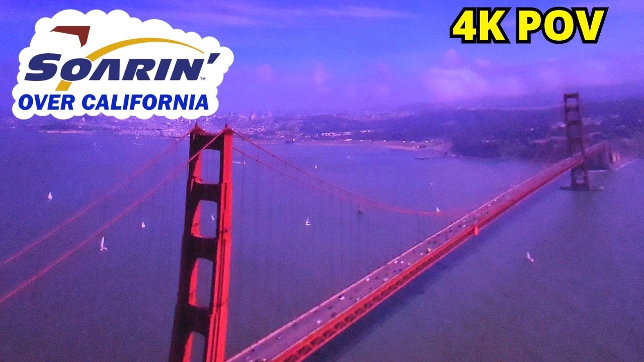 Soarin' Over California EPCOT 4K Ride POV Experience | Walt Disney World - Florida