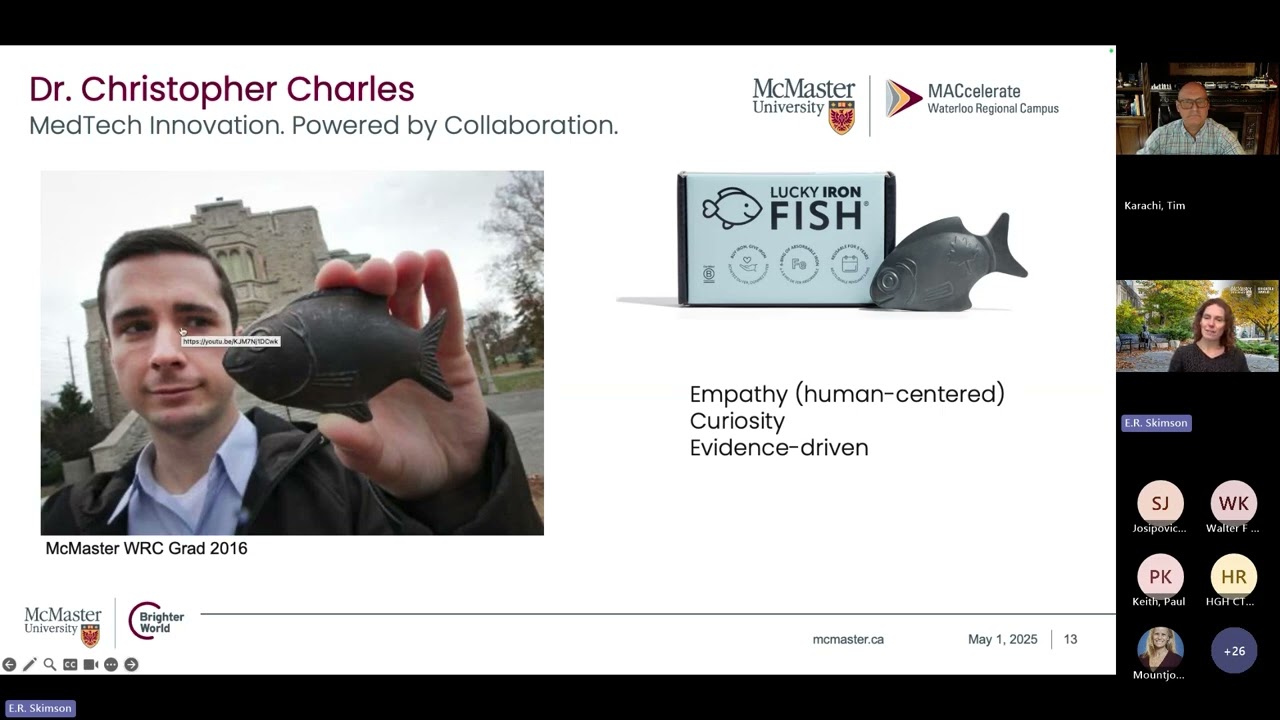 Physician-Led Medical Solutions Through Human-Centred Design Thinking - Chair's Medical Grand Rounds