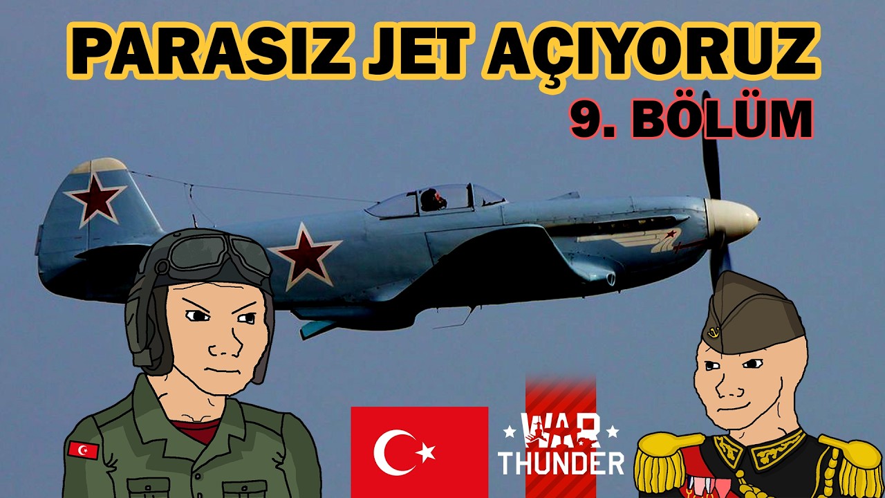 Parasız JET Açıyoruz. ''Profesyonel Uçaklara Geçiş'' // War Thunder EP9
