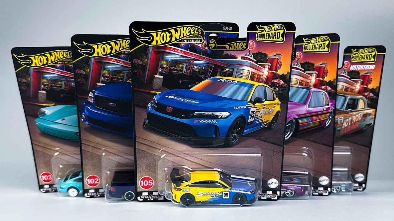 Unboxing 2024 Hot Wheels Boulevard - Mix 3 (W case)