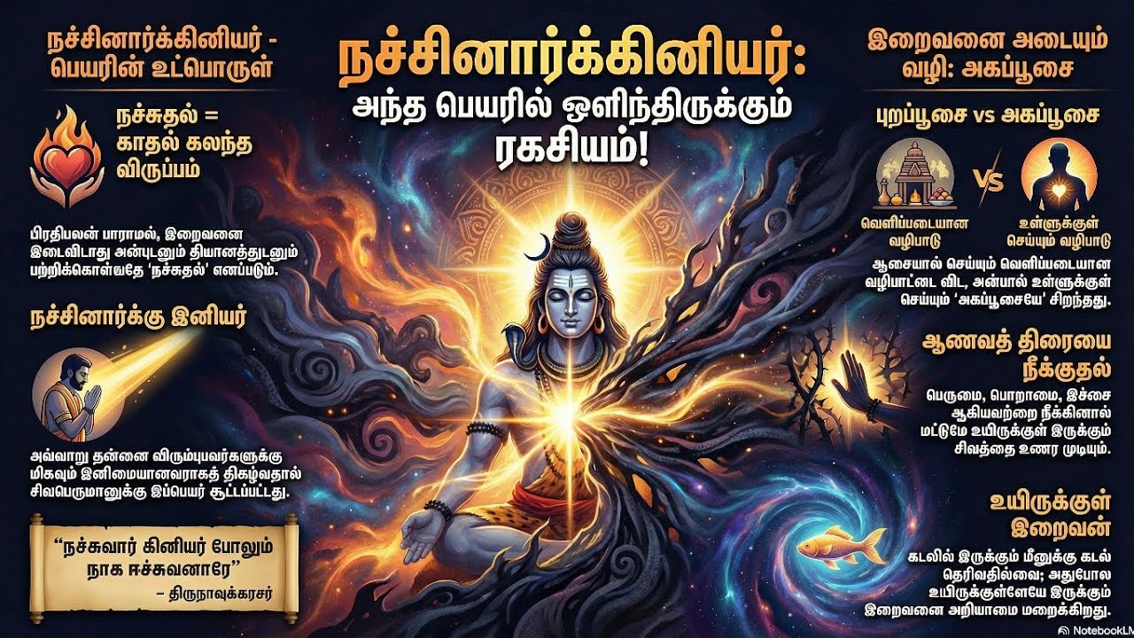 🌈🙋 நச்சினார்க்கினியர் 🙋🌈-சிவத்திற்கான காரணப் பெயர் - ஏன்?🙋🌈