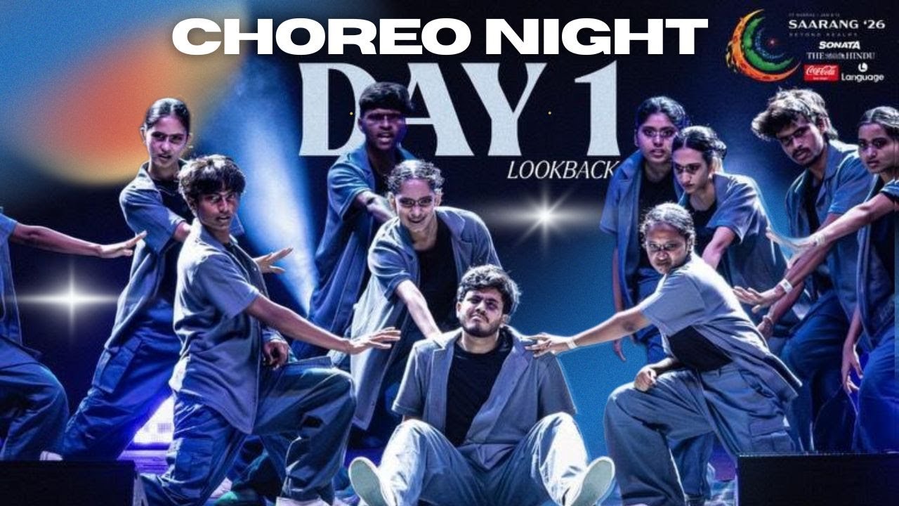 INSANE Dance Performances! Saarang 2026 Choreo Night Day 1 @ IIT Madras