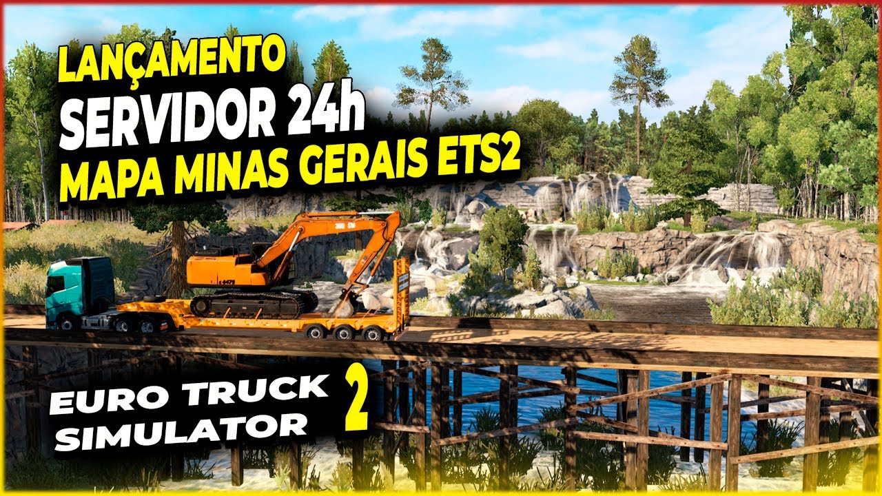 LANÇAMENTO SERVIDOR Dedicado 24h MAPA MINAS GERAIS ETS2 mods BR