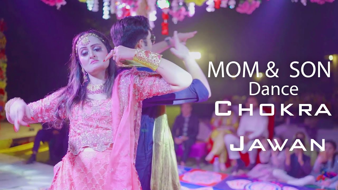 Mom & Son Dance on Chokra Jawan | mehndi dance perfomance 2023
