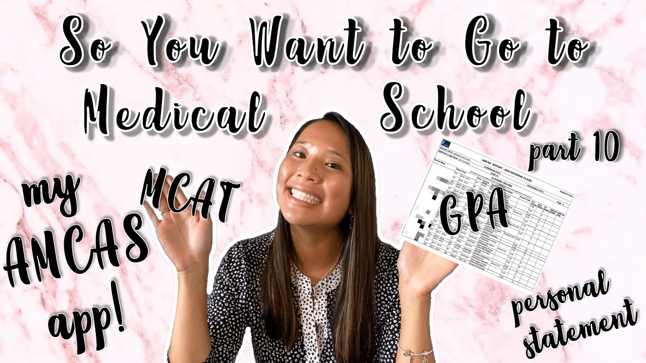 MY OWN AMCAS APPLICATION | SO YOU WANT TO GO TO MEDICAL SCHOOL PT. 10