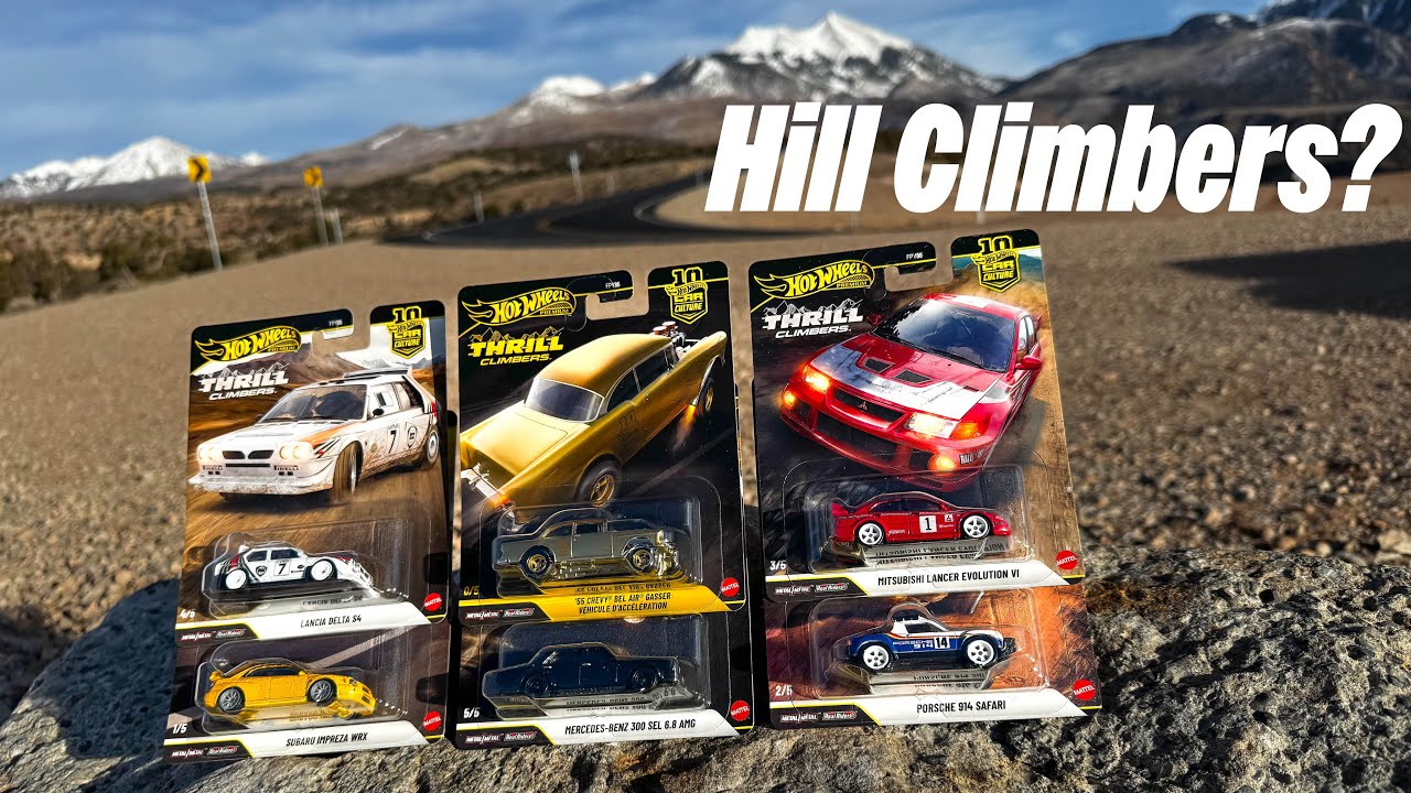 Hot Wheels Thrill Climbers: Group B, Rally & Dragsters — But Are They Hill Climbers?