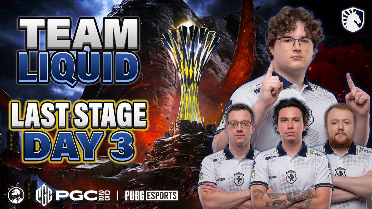 PGC 2025 | POV - Team Liquid | Last Stage DAY 3 | PUBG Pro-Player