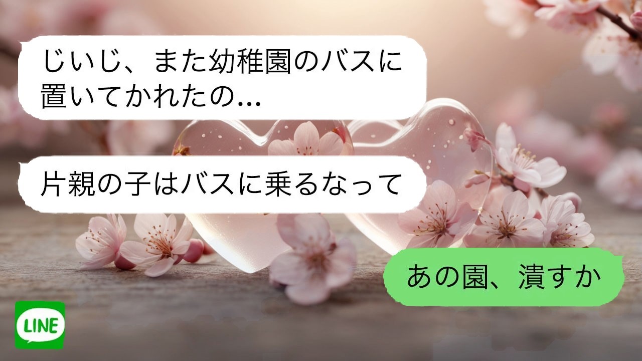 【LINE】 園バスに置き去りの娘。祖父への連絡で事態が急展開