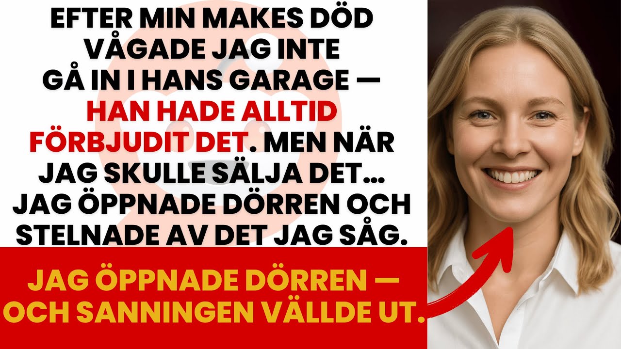 EFTER MIN MAKES DÖD ÖPPNADE JAG HANS GARAGE – DÄR INNE VÄNTADE ETT LIV JAG ALDRIG FÅTT SE