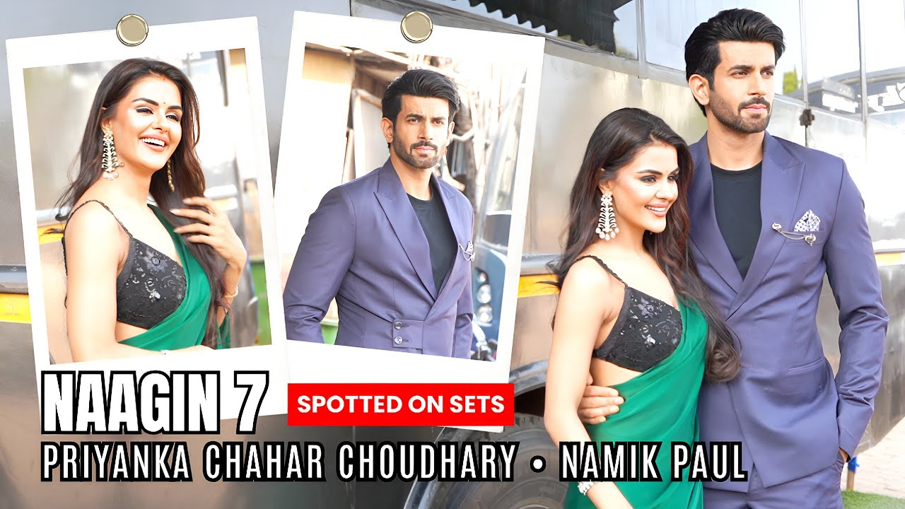 SPOTTED! Priyanka Chahar Choudhary & Namik Paul Make First Appearance As Naagin 7’s Married Couple