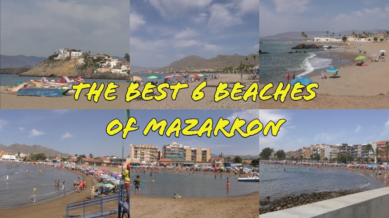 Best 6 Beaches of Mazarron Murcia Spain #camposolspain #expatinmazarron