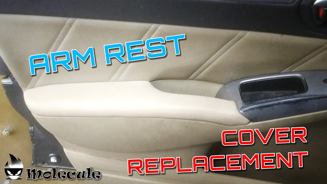 Arm Rest Leather Replacement Work Done for Honda Civic