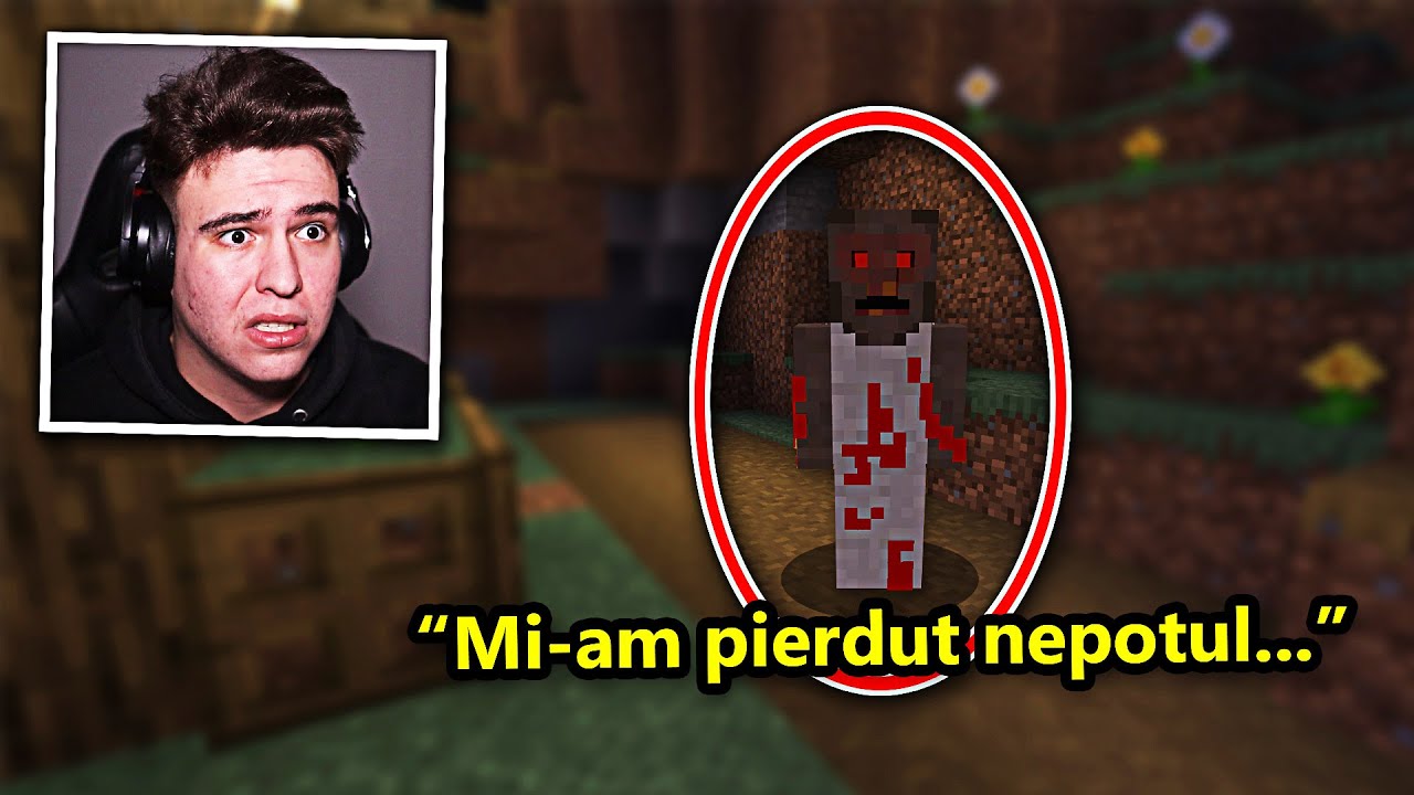 Dacă vezi această bătrână noaptea.. nu te apropia de ea! (Minecraft)