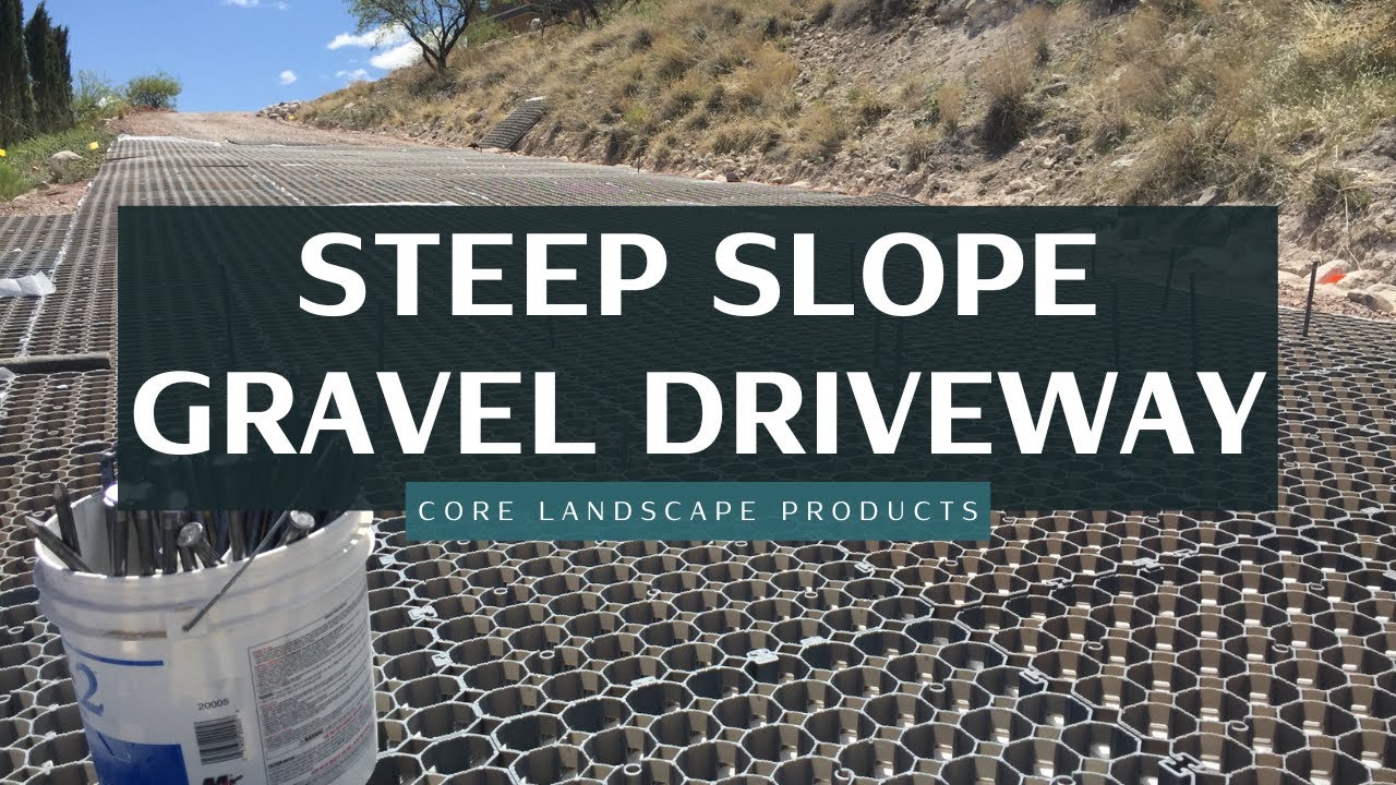 WORLD&rsquo;S ONLY GRAVEL STABILIZING SYSTEM TRUSTED FOR STEEP SLOPE DRIVEWAYS!