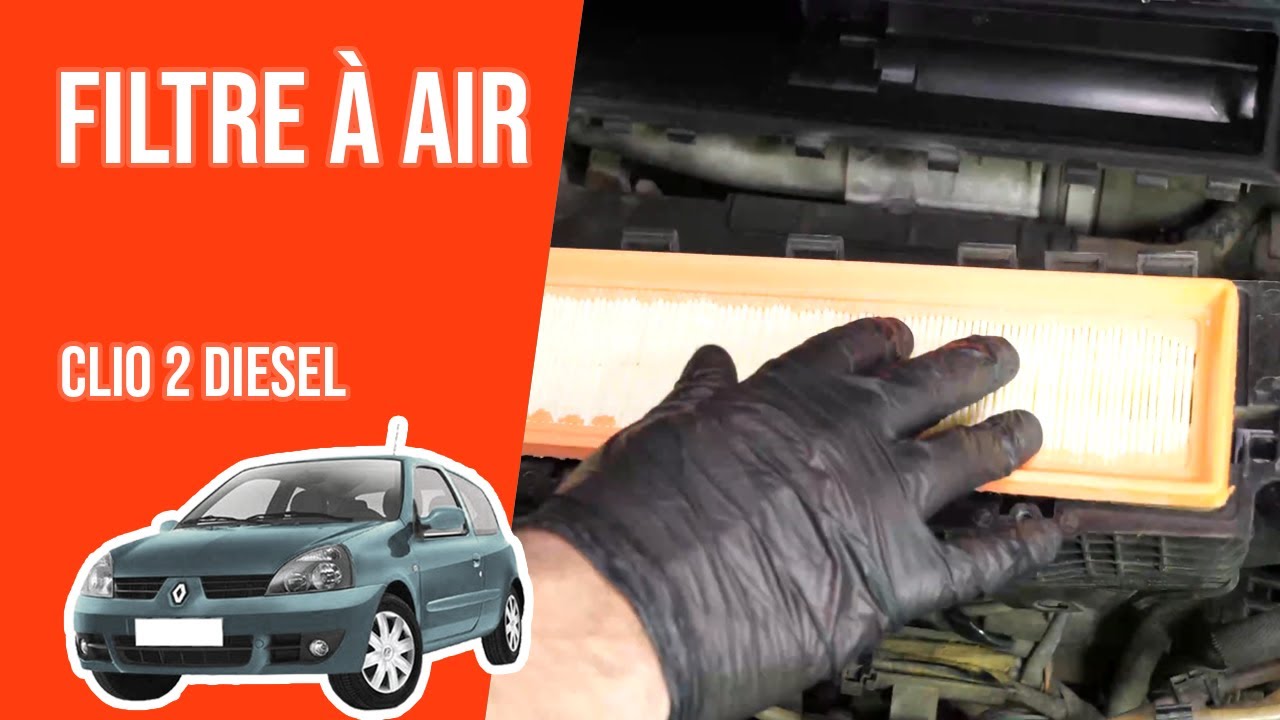 Changer le Filtre à air Clio 2 1.5 dCi 💨