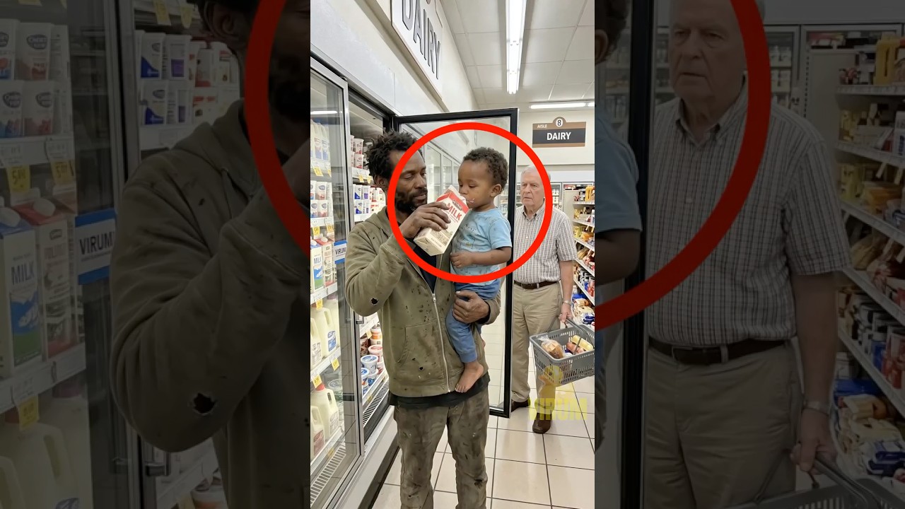 Cop Pursues Homeless Father, Returns With A Cart Of Groceries