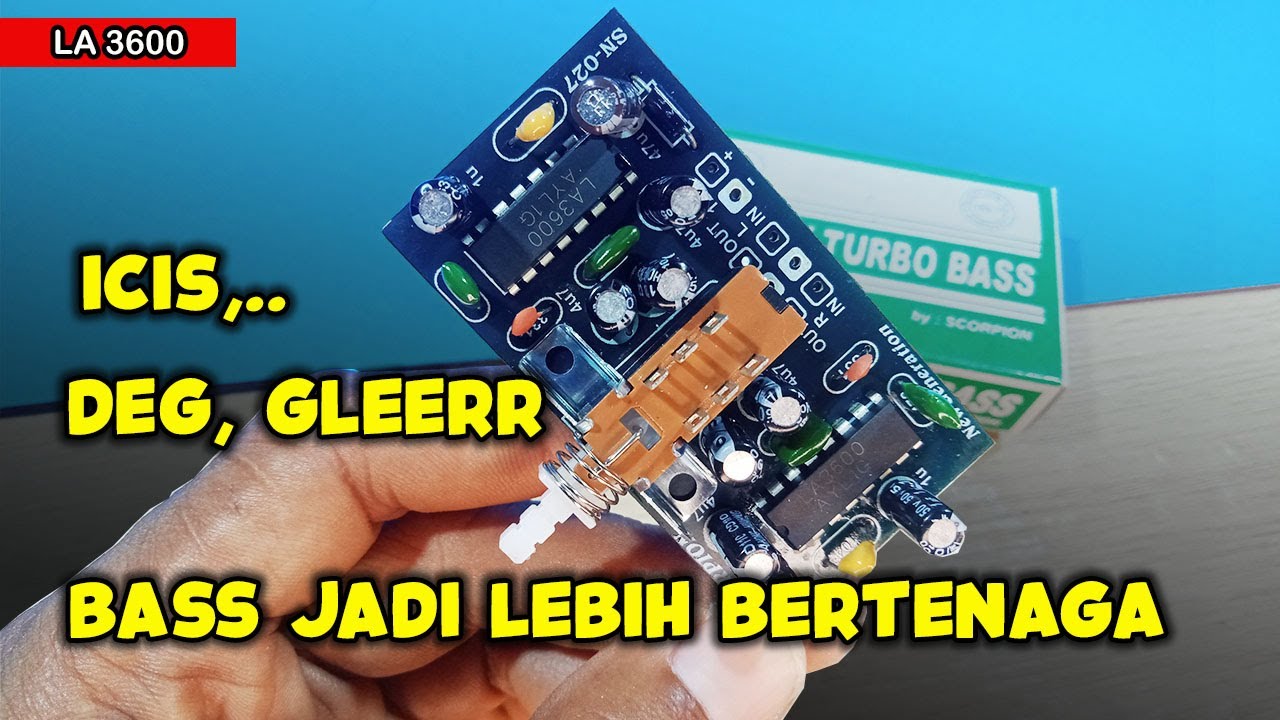 Cara Pasang Galaxy Turbo Bass di Power Amplifier