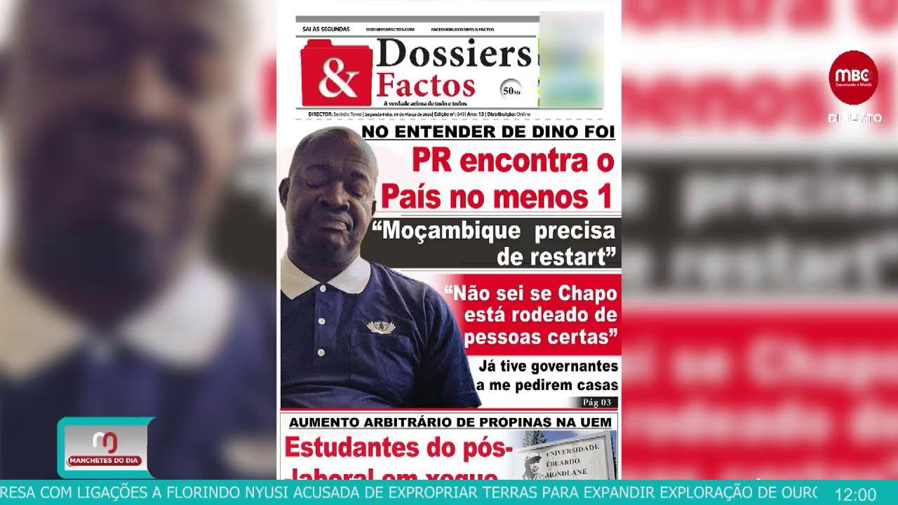 MANCHETES  DO DIA |TERÇA-FEIRA (10/03) | MBC TV