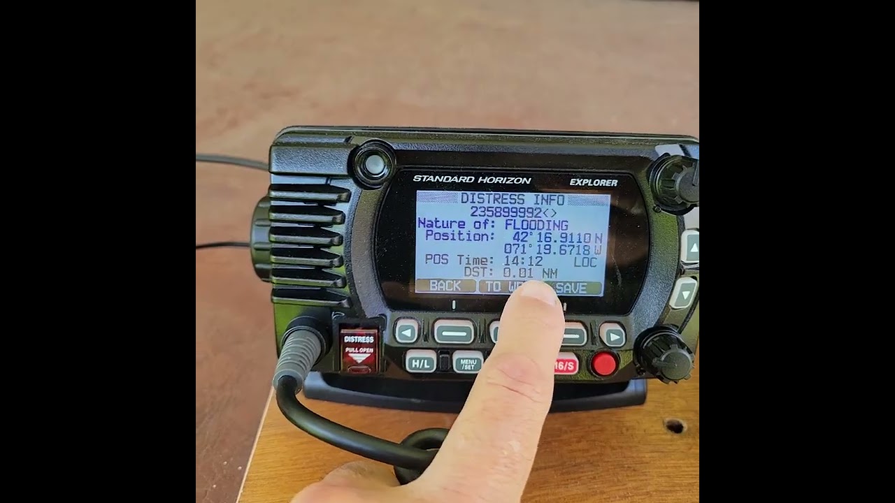 Vhf Dsc Distress Call Demo