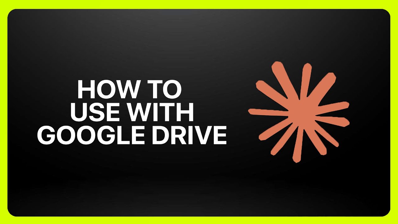 How To Use Claude With Google Drive ! Tutorial